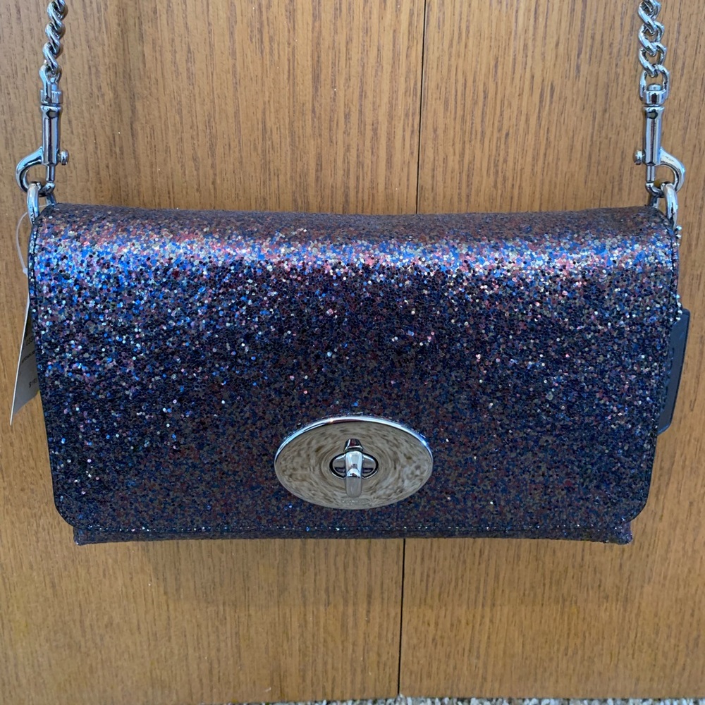 Brand new with tags rare Coach glitter handbag!